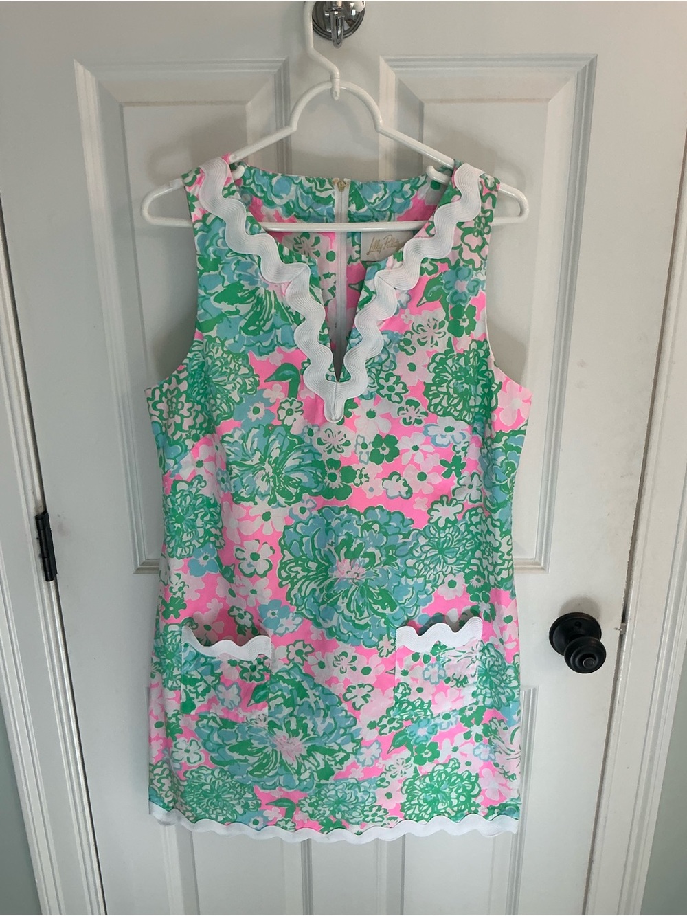 Lilly Pulitzer Romey shift romper dress sz 12 - Picture 2 of 4